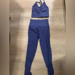 Spiritual Gangster purple Leggings and top